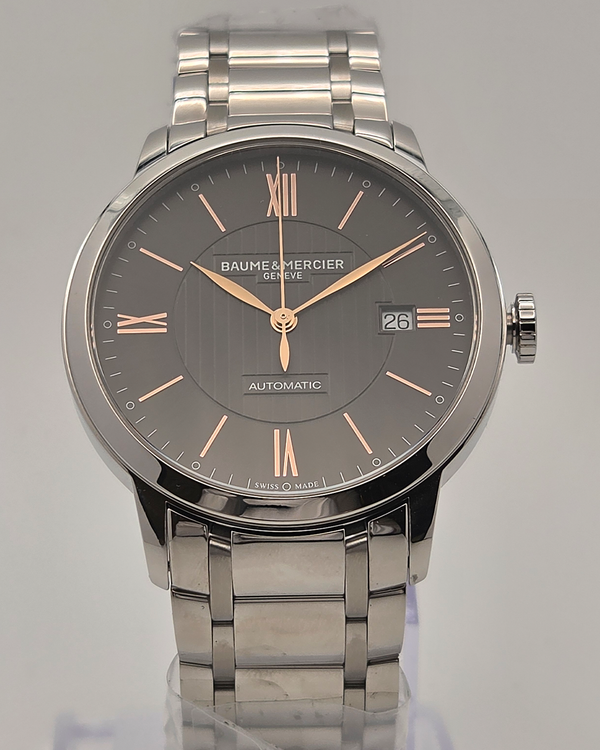 Baume & Mercier Classima 40MM Grey Dial Steel Bracelet (M0A10291)
