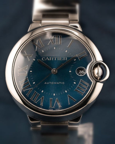 2023 Cartier Ballon Bleu 40MM Blue Dial Steel Bracelet (WSBB0061)