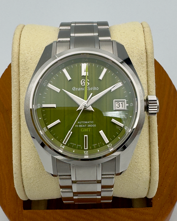 2024 Grand Seiko Heritage Collection "Bamboo" 40MM Green Dial Steel Bracelet (SBGJ259)
