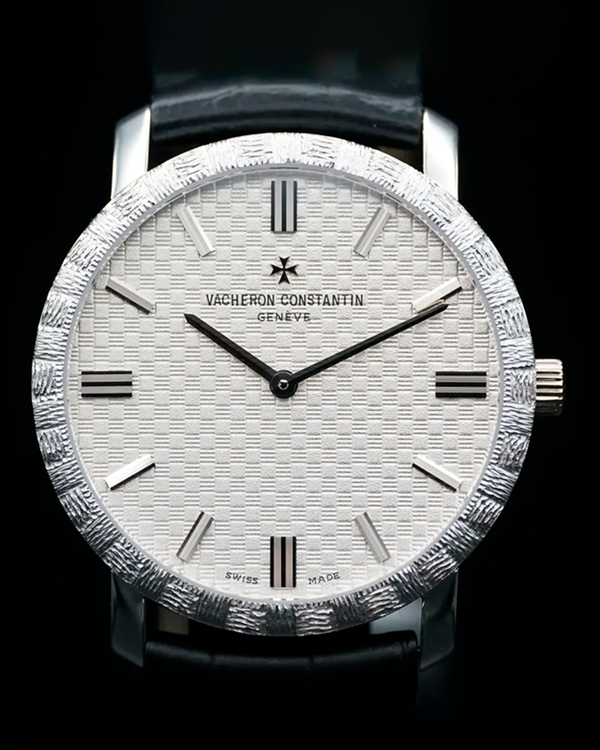 Vacheron Constantin Patrimony 35MM White Dial Leather Strap (81163)