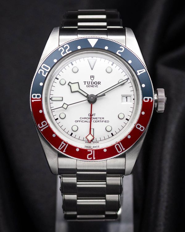 2023 Tudor Black Bay GMT "Pepsi" White Dial Steel Bracelet (79830RB)
