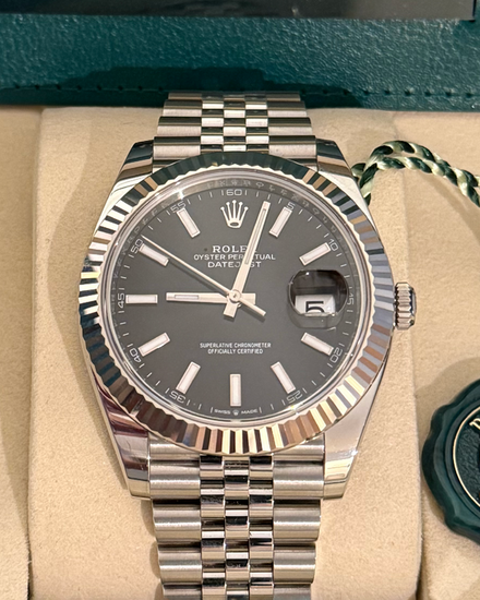 2025 Rolex Datejust 41MM Black Dial Jubilee Bracelet (126334)