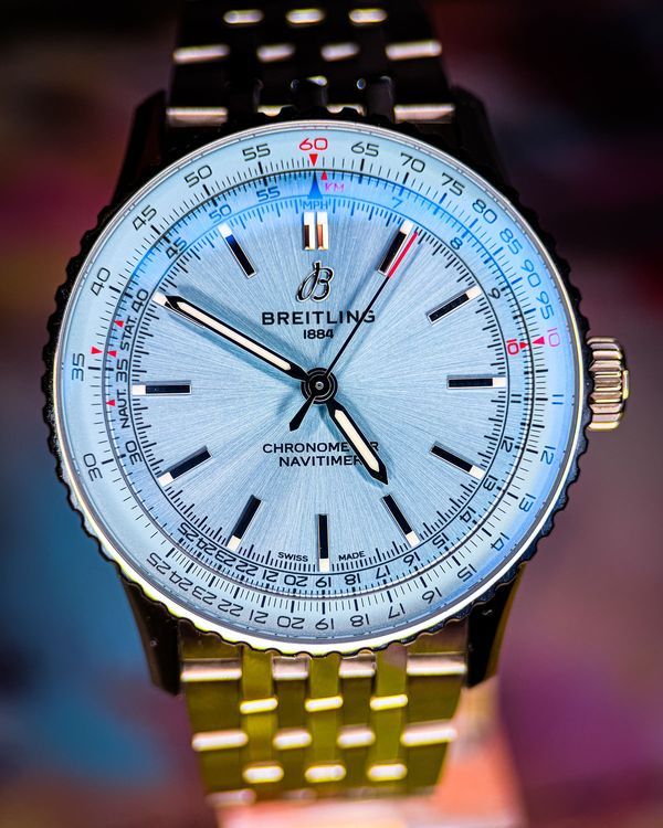 2025 Breitling Navitimer 41MM Blue Dial Steel Bracelet (A17329171C1A1)