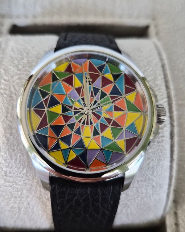 Venezianico Redentore "Arlecchino" L.E. 38MM Multiple Dial Leather Strap (Cal. 9039)