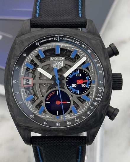 2026 Tag Heuer Monza Flyback Chronometer S. E. 42MM Skeleton Dial Textile Strap (CR5090.FN6001)