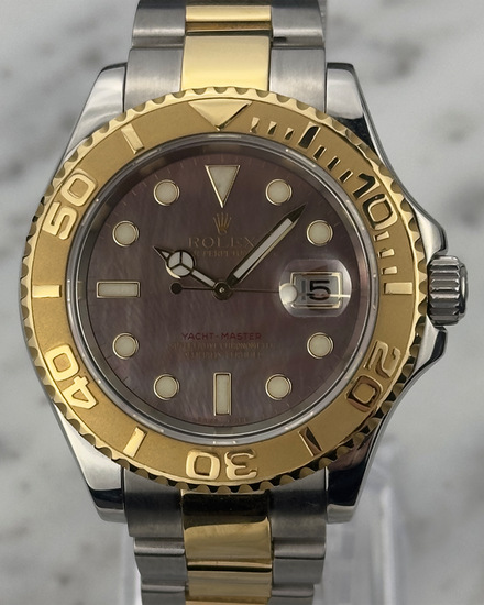 Rolex Yacht-Master 40MM Mother Of Pearl Dial Two-Tone Oyster Bracelet (16623)