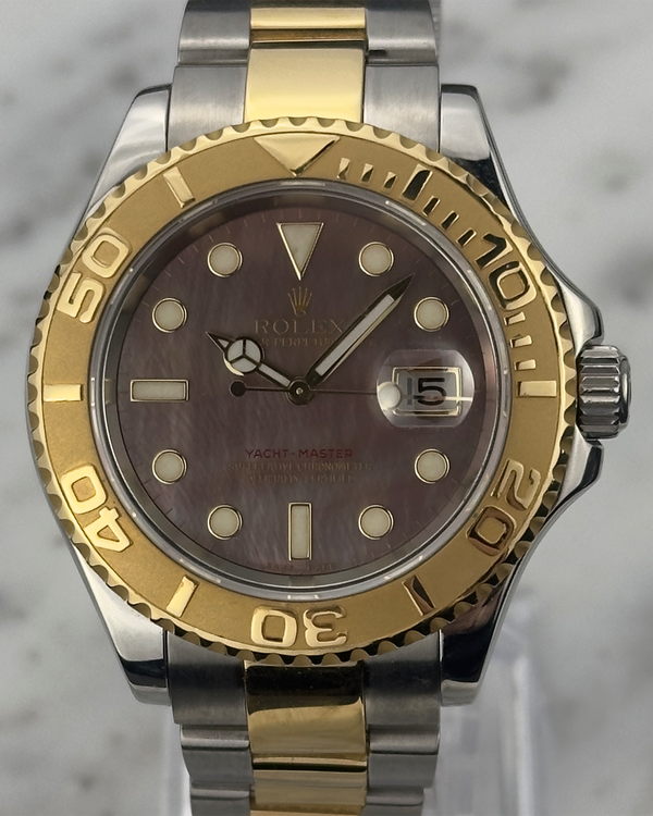 Rolex Yacht-Master 40MM Mother Of Pearl Dial Two-Tone Oyster Bracelet (16623)