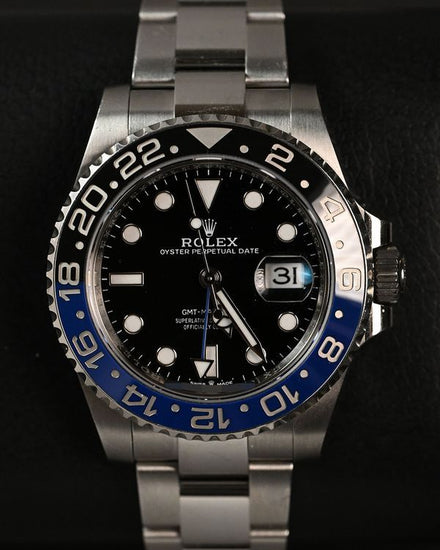 2023 Rolex GMT-Master II "Batman" 40MM Black Dial Oyster Bracelet (126710BLNR)