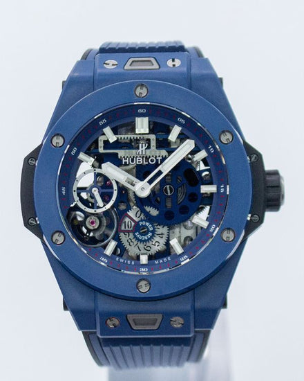2020 Hublot Big Bang Meca-10 45MM Skeleton Dial Rubber Strap (414.EX.5123.RX)