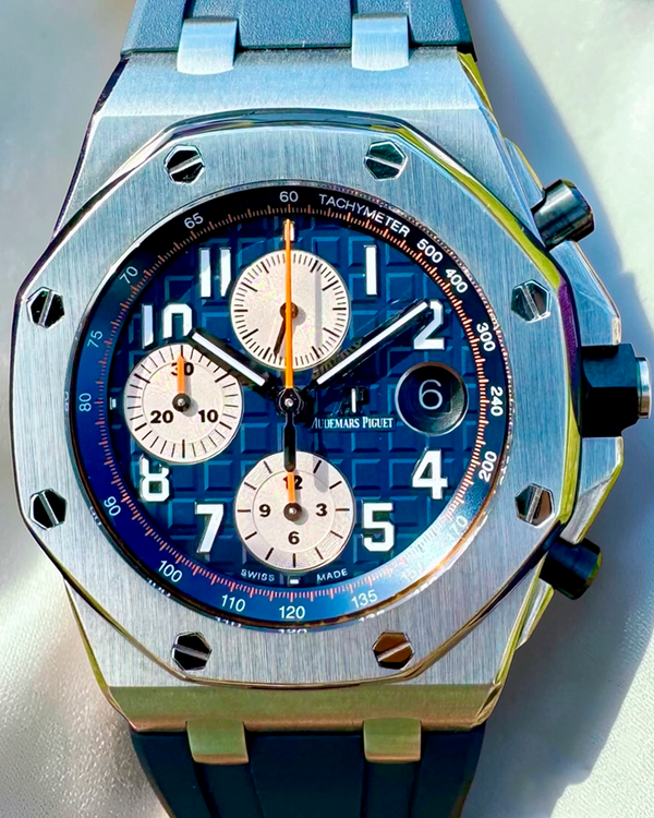 2014 Audemars Piguet Royal Oak Offshore 42MM Blue Dial Rubber Strap (26470ST.OO.A027CA.01)
