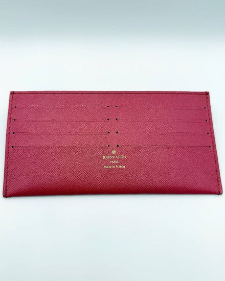 No Reserve - Louis Vuitton Accessories Felice Instert Card Holder 7.5 x 4IN Magenta Leather (N/A)