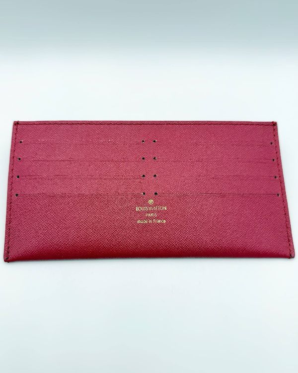 No Reserve - Louis Vuitton Accessories Felice Instert Card Holder 7.5 x 4IN Magenta Leather (N/A)
