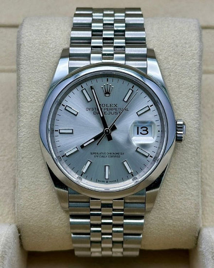 2022 Rolex Datejust 36MM Silver Dial Jubilee Bracelet (126200)