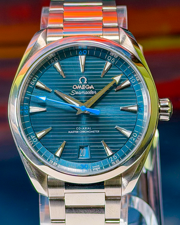 2019 Omega Seamaster Aqua Terra 150M 41MM Blue Dial Steel Bracelet (220.10.41.21.03.002)