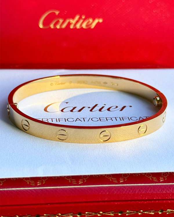 2020 Cartier Love 16CM Yellow Gold Bracelet (B6067517)