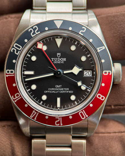 2019 Tudor Black Bay GMT "Pepsi" 41MM Black Dial Steel Bracelet (79830RB)