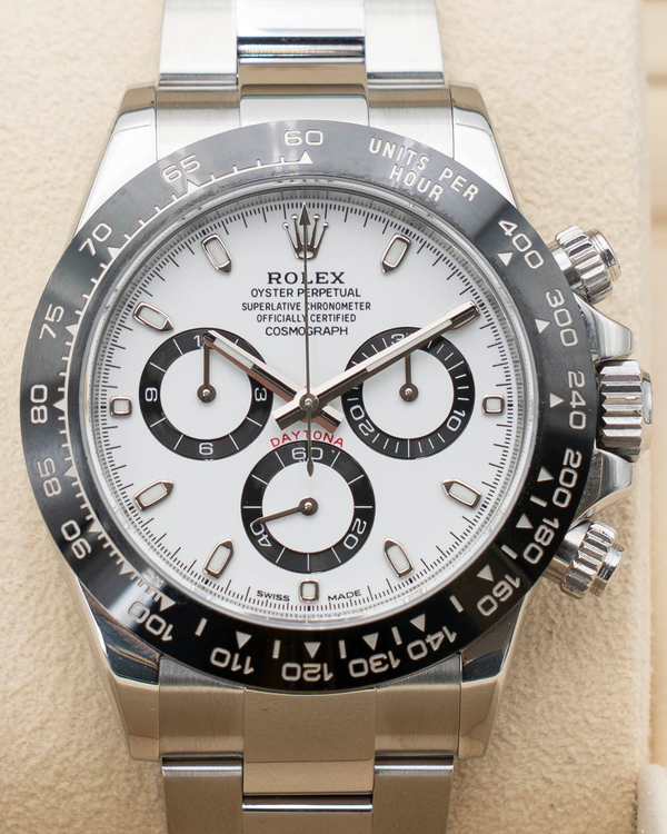 2018 Rolex Cosmograph Daytona "Panda" 40MM White Dial Oyster Bracelet (116500LN)