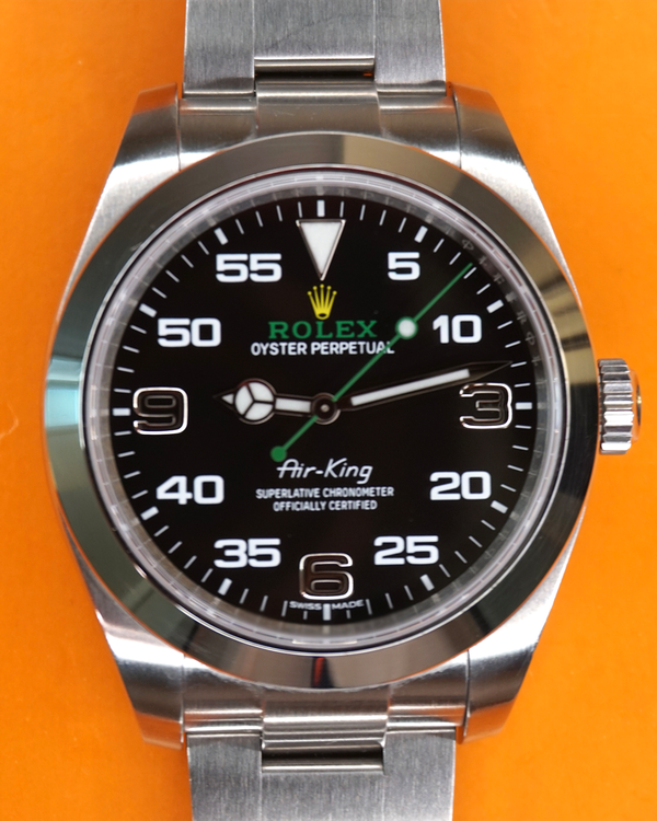 2020 Rolex Air-King 40MM Black Dial Oyster Bracelet (116900)