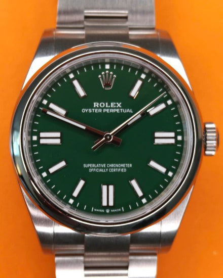 2026 Rolex Oyster Perpetual 41MM Green Dial Oyster Bracelet (134300)