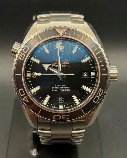 2020 Omega Seamaster Planet Ocean 600M 45.5MM Black Dial Steel Bracelet (232.30.46.21.01.001)