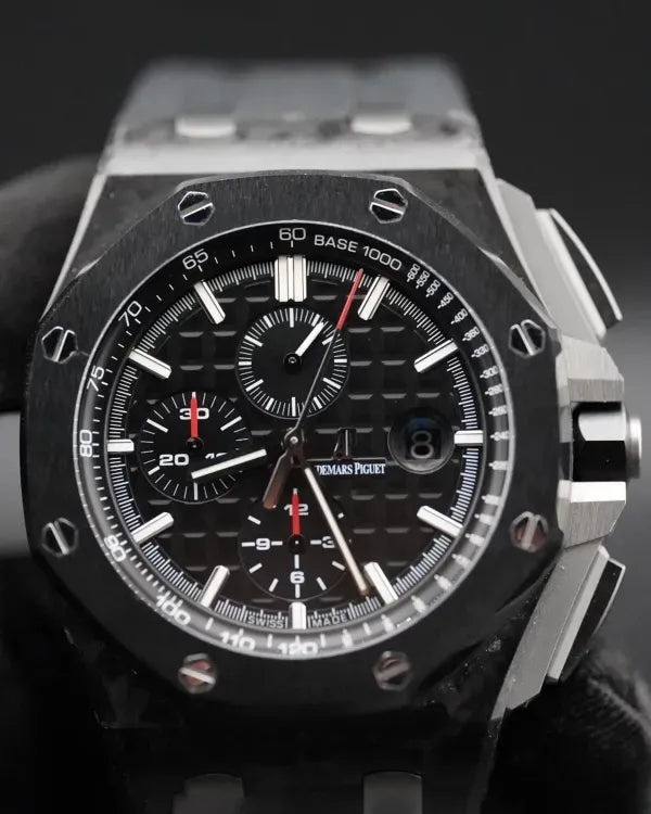 2013 Audemars Piguet Royal Oak Offshore 44MM Black Dial Rubber Strap (26400AU.OO.A002CA.01)