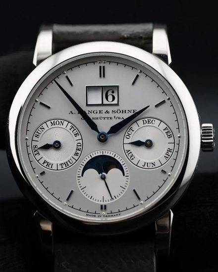 2020 A. Lange & Söhne Saxonia 38.5MM Silver Dial Leather Strap (330.026)