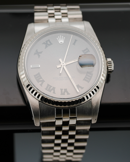 Rolex Datejust "Wimbledon" 36MM Slate Dial Jubilee Bracelet (126234)
