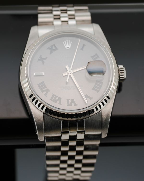 (Working) Rolex Datejust "Wimbledon" 36MM Slate Dial Jubilee Bracelet (126234)