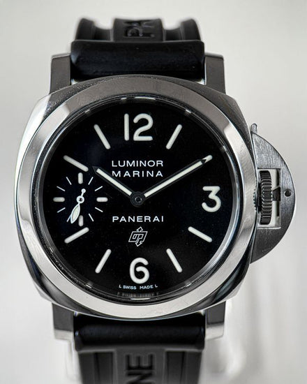 No Reserve - 2015 Panerai Luminor Marina 44MM Black Dial Rubber Strap (PAM00005)