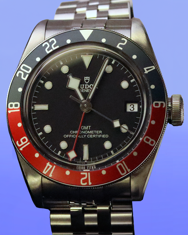 2022 Tudor Black Bay GMT "Pepsi" 41MM Black Dial Steel Bracelet (79830RB)