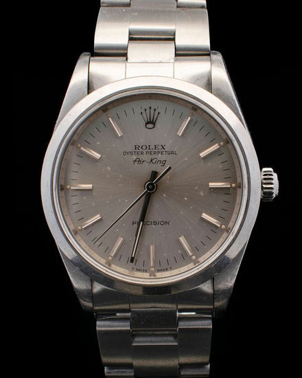 1998 Rolex Air-King 34MM Silver Dial Oyster Bracelet (14000)