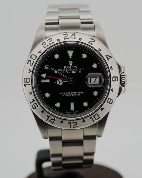 2010 Rolex Explorer II 40MM Black Dial Oyster Bracelet (16570)