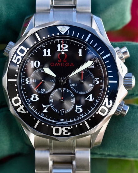 Omega Seamaster Olympic 41MM Black Dial Steel Bracelet (2894.51.91)