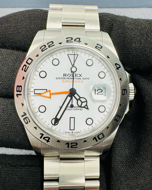 2024 Rolex Explorer II "Polar" 42MM White Dial Oyster Bracelet (226570)