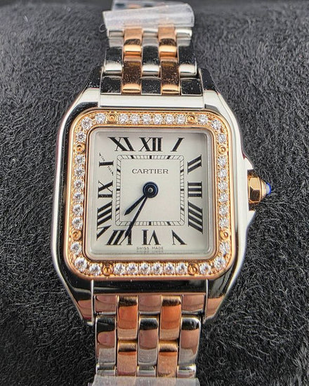 2026 Cartier Panthère De Cartier 22MM Quartz Silver Dial Two-Tone Bracelet (W3PN0014)