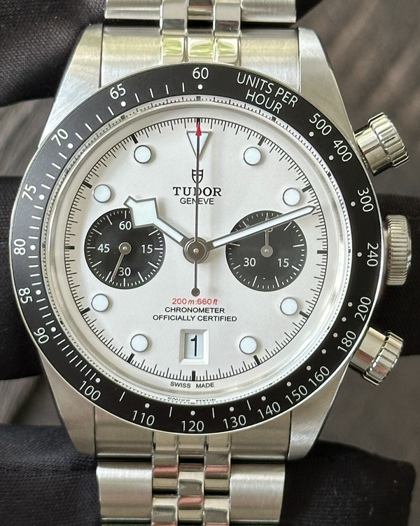 2025 Tudor Black Bay Chrono "Panda" 41MM White Dial Steel Bracelet (79360N)