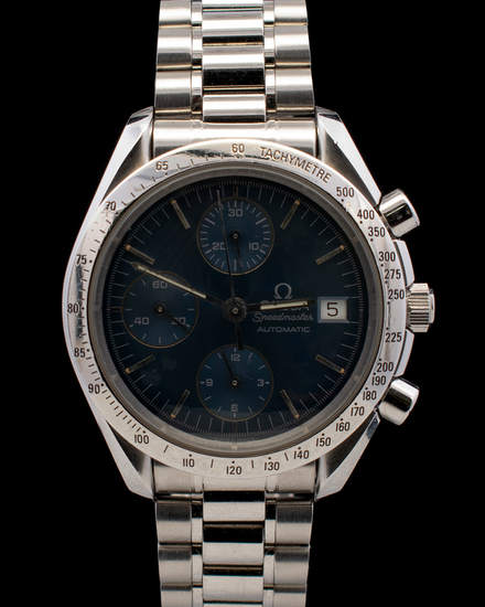Omega Speedmaster Date 39MM Blue Dial Steel Bracelet (3511.80.00)