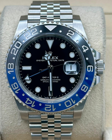 2020 Rolex GMT-Master II "Batgirl" 40MM Black Dial Jubilee Bracelet (126710BLNR)