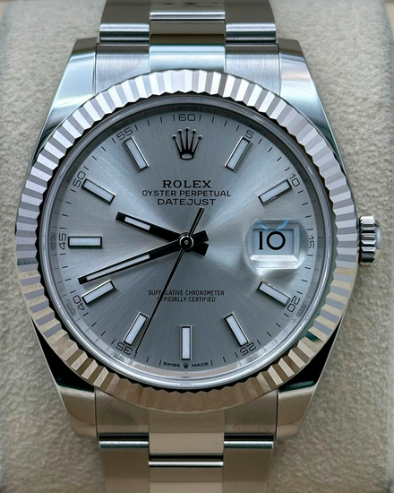 2026 Rolex Datejust 41MM Silver Dial Oyster Bracelet (126334)
