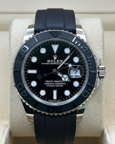 2023 Rolex Yacht-Master 42MM Black Dial Oysterflex Strap (226659)