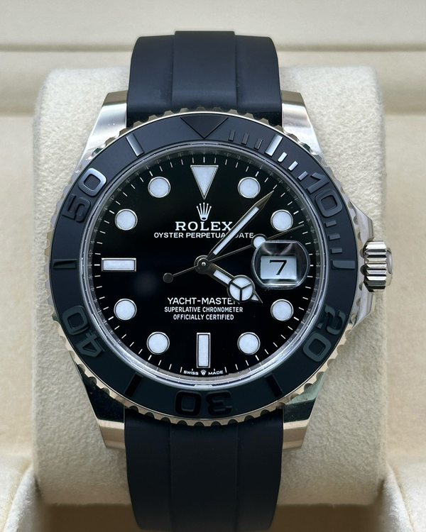2023 Rolex Yacht-Master 42MM Black Dial Oysterflex Strap (226659)