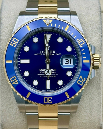 2023 Rolex Submariner Date "Bluesy" 41MM Blue Dial Two-Tone Oyster Bracelet (126613LB)