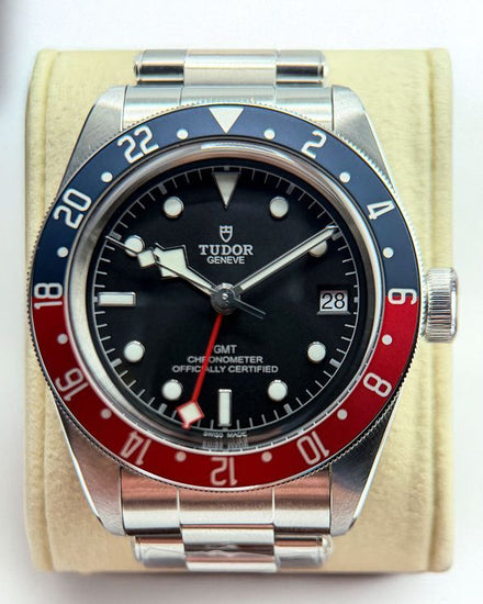 No Reserve - 2022 Tudor Black Bay GMT "Pepsi" 41MM Black Dial Steel Bracelet (79830RB)