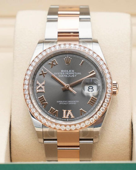 2025 Rolex Datejust 36MM Rhodium Dial Two-Tone Oyster Bracelet (126281RBR)