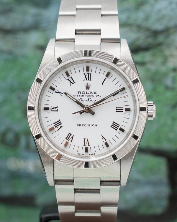 Rolex Air-King 34MM White Dial Oyster Bracelet (14010)