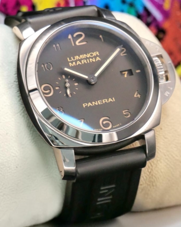 2024 Panerai Luminor Marina 1950 3 Days 44MM Black Dial Rubber Strap (PAM00359)