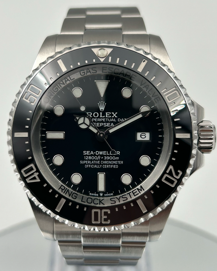 2020 Rolex Sea-Dweller Deepsea 44MM Black Dial Oyster Bracelet (126660)