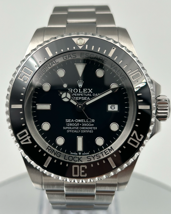 2020 Rolex Sea-Dweller Deepsea 44MM Black Dial Oyster Bracelet (126660)
