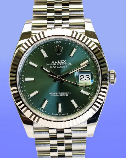 2026 Rolex Datejust 41MM Green Dial Jubilee Bracelet (126334)