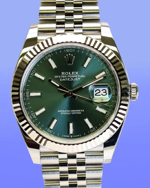 2026 Rolex Datejust 41MM Green Dial Jubilee Bracelet (126334)